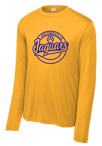 Jacobsville Elementary - Circle - Performance Long Sleeve T Shirt (Youth or Adult) (Gold or White))