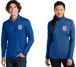 Jacobsville Elementary - Blue - J - 1/4 Zip Pullover (Unisex or Lady Cut)