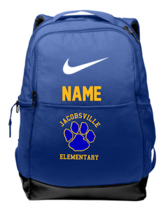 Jacobsville Elementary - Blue Nike Backpack (EMBROIDERED)