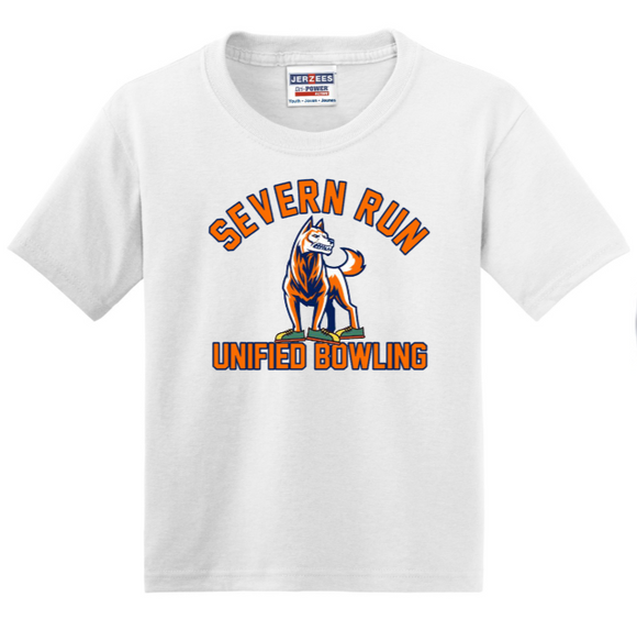 Severn Run Unified Bowling - Short Sleeve Shirt (Youth or Adult) (White or Grey)