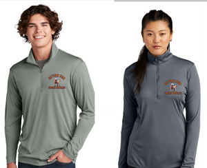 Severn Run Unified Bowling - Grey 1/4 Zip Pullover (Unisex or Lady Cut)