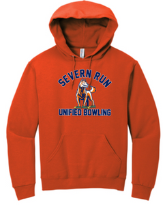 Severn Run Unified Bowling - Orange Hoodie Sweatshirt (Youth and Adult)