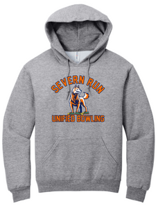 Severn Run Unified Bowling - Hoodie Sweatshirt (Youth and Adult) (White or Grey)