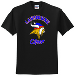 LHS Vikings - Official Black Short Sleeve Shirt - ALL FALL SPORTS, PICK YOUR SPORT