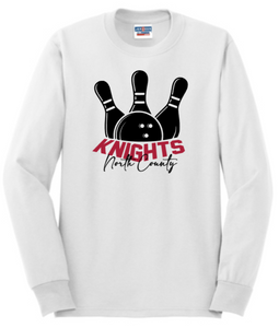 NC Unified Bowling - Official Long Sleeve T Shirt (White)