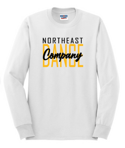 NHS Dance Company - Letters White Long Sleeve (White or Grey)