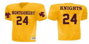 Montgomery Football - Gold Dash Jersey