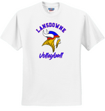 LHS Vikings - Official White Short Sleeve Shirt - ALL FALL SPORTS, PICK YOUR SPORT