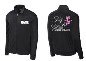 Soli Deo Gloria - Black Warm Up Jacket (Men's, Lady or Youth)