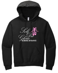 Soli Deo Gloria - Black Hoodie Sweatshirt (Youth and Adult)