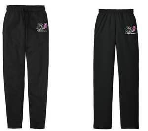 Soli Deo Gloria - Black Jogger Sweatpants (Youth or Adult)