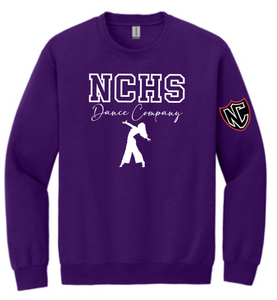 NCHS Dance - Purple Crewneck Sweatshirt (Youth and Adult)