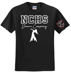 NCHS Dance - Black Short Sleeve Shirt (Youth or Adult)