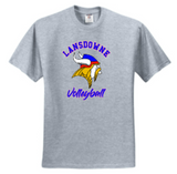 LHS Vikings - Official Grey Short Sleeve Shirt - ALL FALL SPORTS, PICK YOUR SPORT