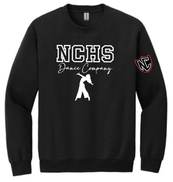 NCHS Dance - Black Crewneck Sweatshirt (Youth and Adult)