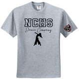 NCHS Dance - Short Sleeve Shirt (Youth or Adult) (White or Grey)