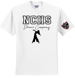 NCHS Dance - Short Sleeve Shirt (Youth or Adult) (White or Grey)