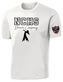 NCHS Dance - Performance Short Sleeve Shirt (Youth and Adult) (White or Silver)