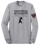 NCHS Dance - Long Sleeve Shirt (Youth and Adult) (Grey or White)