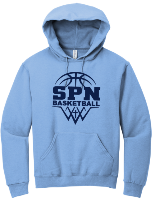 SPN Basketball - Light Blue Hoodie