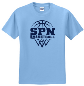 SPN Basketball - Light Blue Short Sleeve Shirt