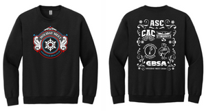 2024 ASC Holiday Swim Meet - Black Crewneck Sweatshirt (Youth and Adult)