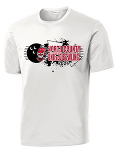 NC Unified Bowling - Classic White Performance Short Sleeve Shirt