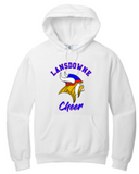 LHS Vikings - Official White Hoodie Sweatshirt - ALL FALL SPORTS, PICK YOUR SPORT