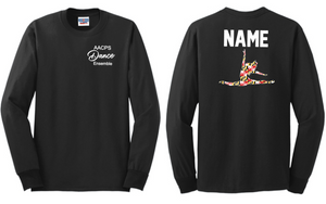 AACPS Dance Ensemble - Black Long Sleeve Shirt (Youth and Adult)