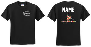 AACPS Dance Ensemble - Black Short Sleeve Shirt (Youth or Adult)