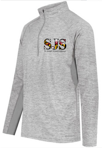 St. Joseph - MD Youth Electrify 1/2 Zip Pullover (Black Heather or Athletic Grey)