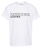 St. Joseph - Wolfpack - Youth Comfort Colors (White, Black, Crimson, Grey or Butter)