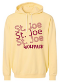 St. Joseph - STJx3 - Comfort Colors Hoodie - (White, Black, Grey, Pepper, Butter)