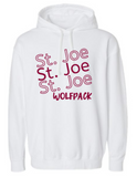 St. Joseph - STJx3 - Comfort Colors Hoodie - (White, Black, Grey, Pepper, Butter)