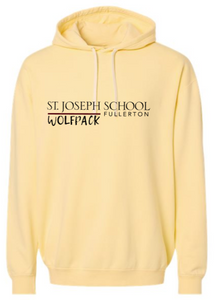 St. Joseph - Wolfpack- Comfort Colors Hoodie - (White, Black, Grey, Pepper, Butter)