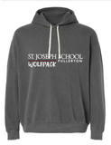 St. Joseph - Wolfpack- Comfort Colors Hoodie - (White, Black, Grey, Pepper, Butter)