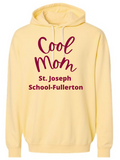 St. Joseph - COOL MOM - Comfort Colors Hoodie - (White, Black, Grey, Pepper, Butter)