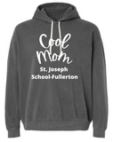 St. Joseph - COOL MOM - Comfort Colors Hoodie - (White, Black, Grey, Pepper, Butter)