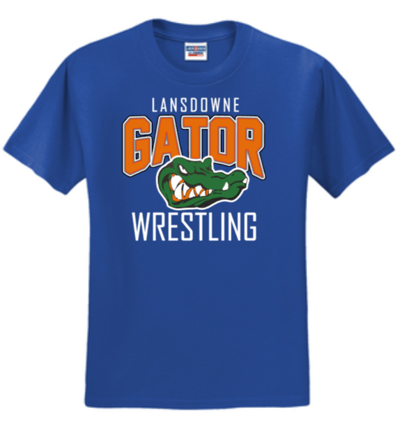 Gator Wrestling - Blue Short Sleeve Shirt