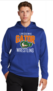 Gator Wrestling - Blue Performance Hoodie Sweatshirt