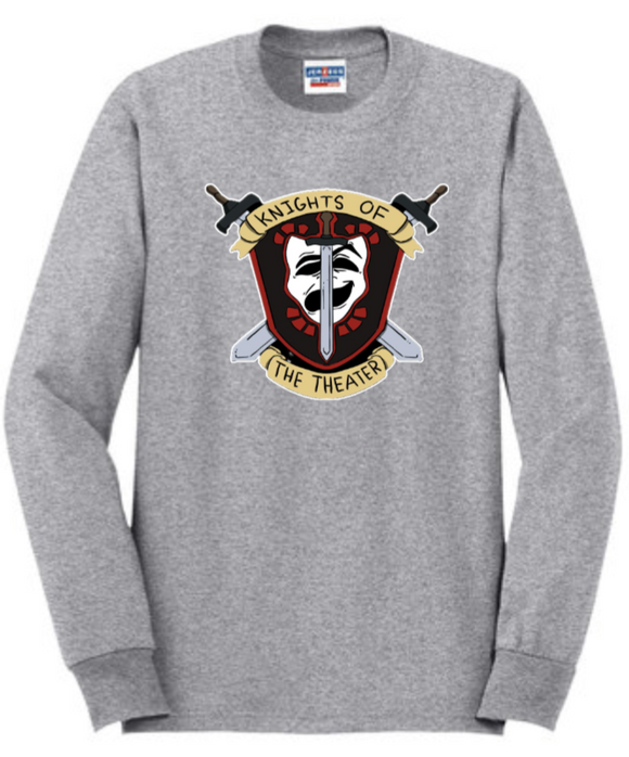 NCHS Theater - Grey Long Sleeve T Shirt