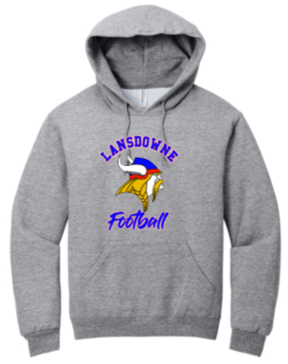LHS Vikings - Official Grey Hoodie Sweatshirt - ALL FALL SPORTS, PICK YOUR SPORT