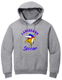 LHS Vikings - Official Grey Hoodie Sweatshirt - ALL FALL SPORTS, PICK YOUR SPORT