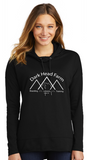 Dark Horse Farm - Women's Featherweight French Terry Hoodie (Black or Grey)