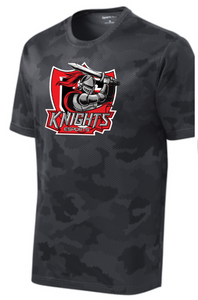 NCHS ESports - Shield Black Camo Hex Short Sleeve Shirt (Youth and Adult)