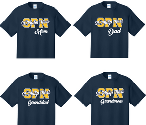 SPN - Family - Navy Blue Short Sleeve Shirt (Mom/Dad/Gma/Gdad)