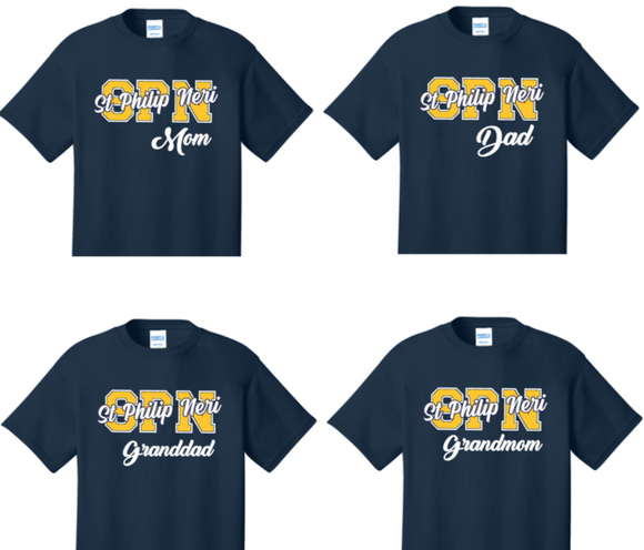 SPN - Family - Navy Blue Short Sleeve Shirt (Mom/Dad/Gma/Gdad)