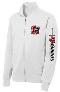 NCHS ESports - Shield / Sword White Jacket (Ladies & Unisex)