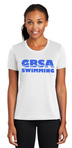 GBSA - Lady Cut Performance Short Sleeve (White or Blue)