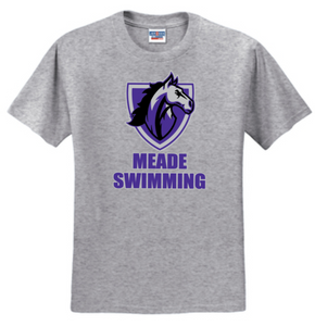 MEADE Swimming - Grey Short Sleeve Shirt